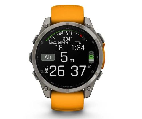 SMARTWATCH FENIX 8 SAPPHIRE/ORANGE 010-02904-11 GARMIN