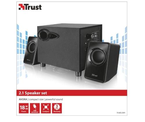 Speaker TRUST Avora P.M.P.O. 18 Watts 20442