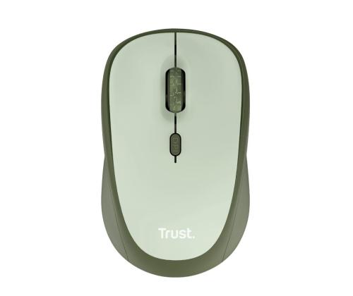 MOUSE USB OPTICAL WRL YVI+/GREEN 24552 TRUST