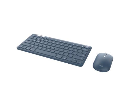 KEYBOARD +MOUSE WRL LYRA/BLUE 24937 TRUST