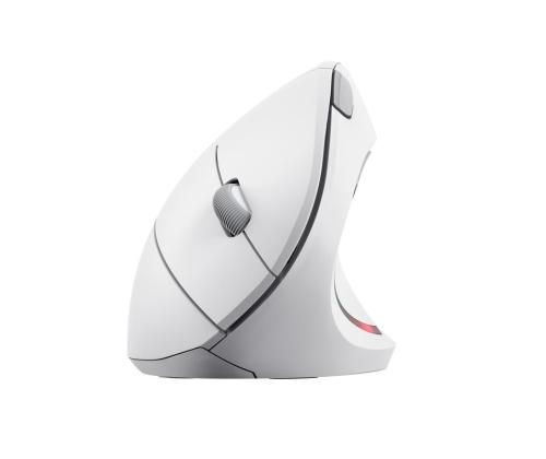 MOUSE USB OPTICAL WRL VERTO/ERGONOMIC WHITE 25132 TRUST