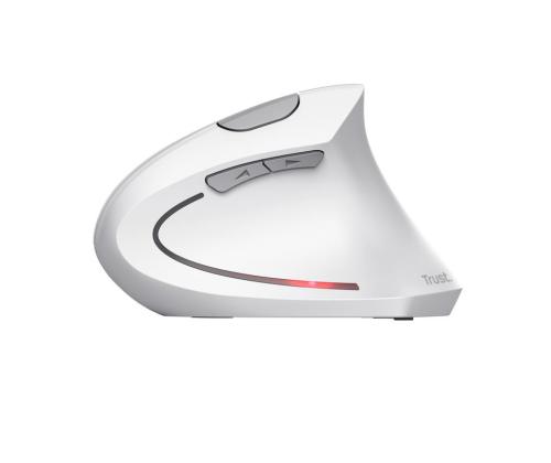 MOUSE USB OPTICAL WRL VERTO/ERGONOMIC WHITE 25132 TRUST