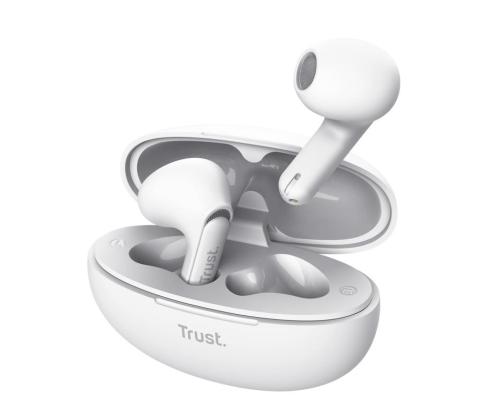 HEADSET EARPHONES YAVI BT ENC/WHITE 25173 TRUST