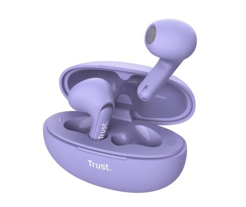 HEADSET EARPHONES YAVI BT ENC/PURPLE 25299 TRUST