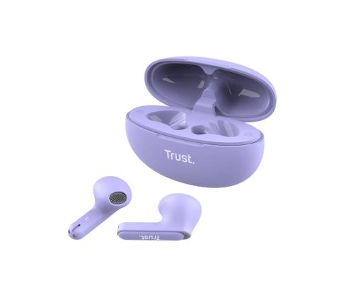 HEADSET EARPHONES YAVI BT ENC/PURPLE 25299 TRUST