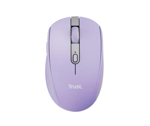 MOUSE USB OPTICAL WRL OZAA/PURPLE 25384 TRUST
