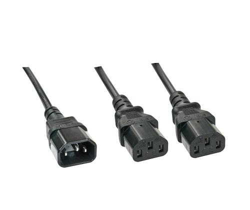 CABLE POWER C14 TO 2 X C13/1M 30363 LINDY