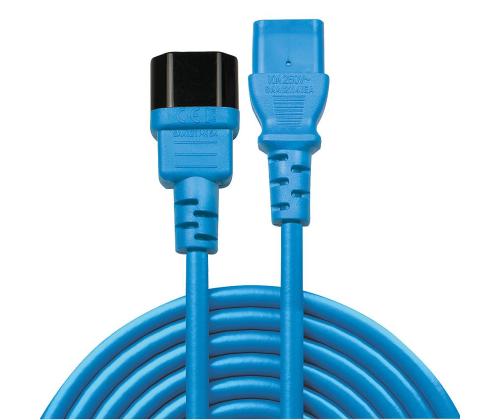 CABLE POWER IEC EXTENSION 1M/BLUE 30471 LINDY