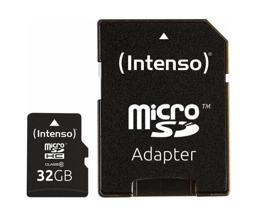 MEMORY MICRO SDHC 32GB C10/W/ADAPTER 3413480 INTENSO