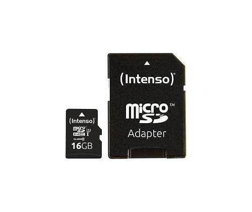 MEMORY MICRO SDHC 16GB UHS-I/W/ADAPTER 3423470 INTENSO