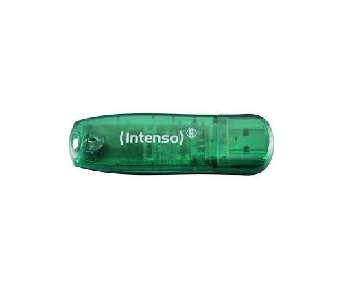 MEMORY DRIVE FLASH USB2 8GB/GREEN 3502460 INTENSO
