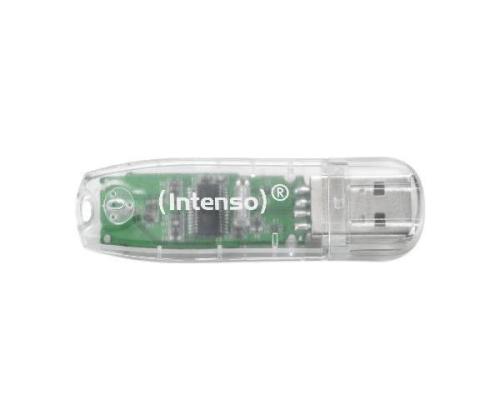 MEMORY DRIVE FLASH USB2 32GB/TRANSPARENT 3502480 INTENSO