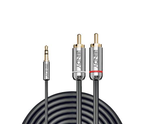 CABLE AUDIO 3.5MM TO PHONO 2M/CROMO 35334 LINDY
