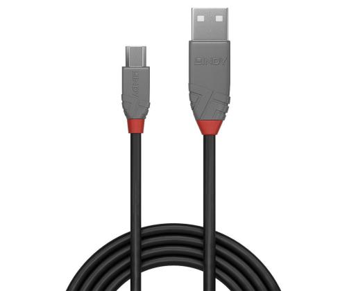 CABLE USB2 A TO MICRO-B 3M/ANTHRA 36734 LINDY