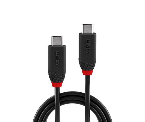CABLE USB4 240W TYPE C 0.5M/BLACK LINE 37000 LINDY