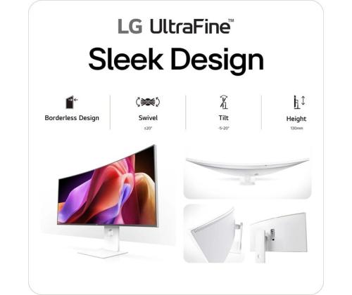 LCD Monitor LG 39.7 " 5120 x 2160 pixels Native aspect ratio 21:9 40U990A-W