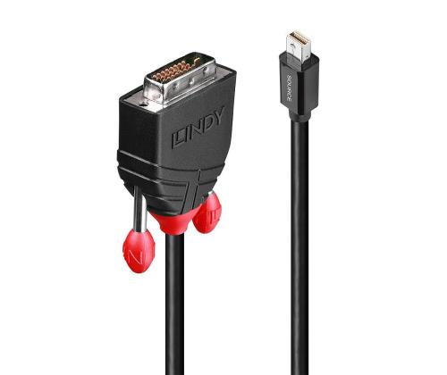 CABLE MINI DP TO DVI 3M/BLACK 41953 LINDY