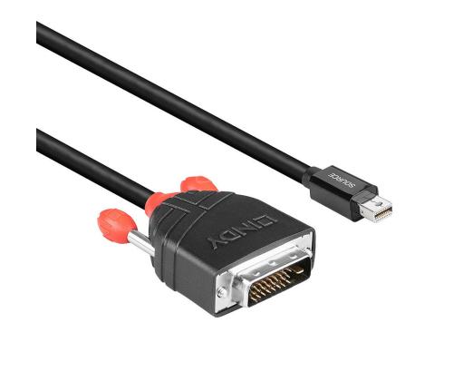 CABLE MINI DP TO DVI 3M/BLACK 41953 LINDY