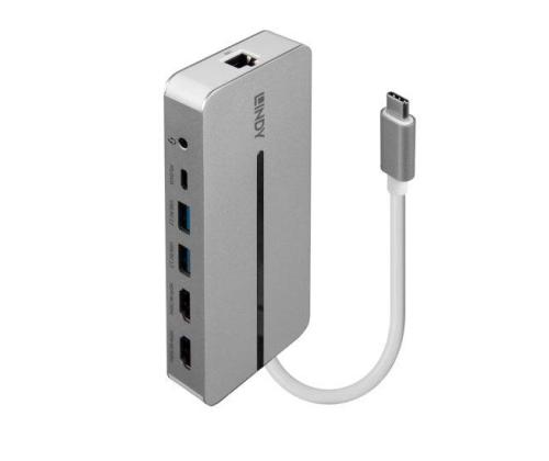 I/O DOCKING STATION USB-C/MINI DUAL 4K 43360 LINDY