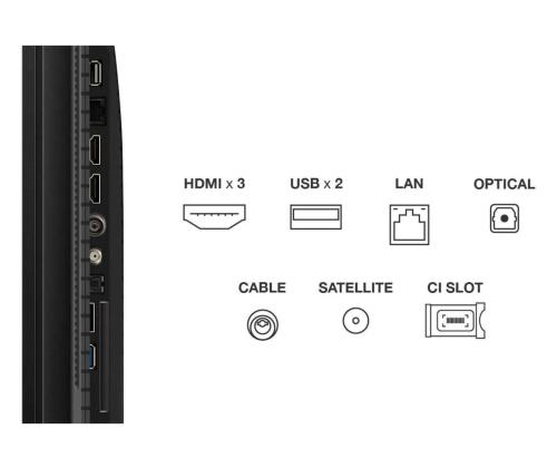 TV Set TCL 43 " 4K Ultra HD 3840 x 2160 pixels Flat 16:9 QLED 43T69C