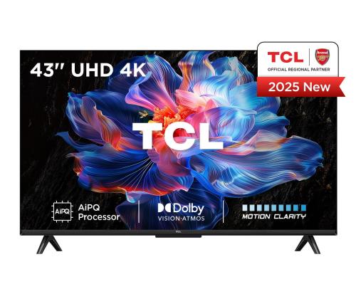 TV Set TCL 43 " 4K Ultra HD 3840 x 2160 pixels Flat 16:9 DLED 43V6C