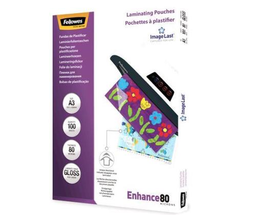 LAMINATOR POUCH IMAGELAST/A3 80 100PCS 5306207 FELLOWES