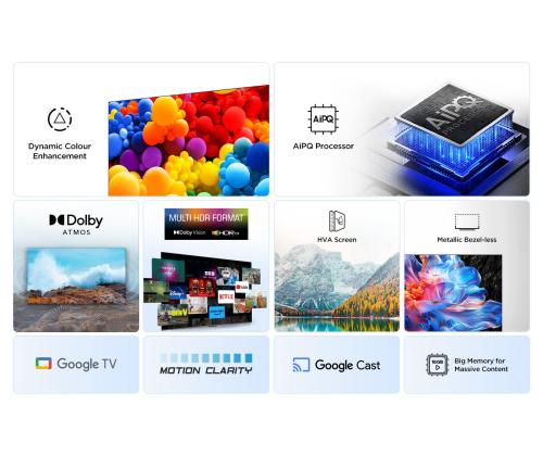 TV Set TCL 65 " 4K Ultra HD 3840 x 2160 pixels Flat 16:9 DLED 65V6C