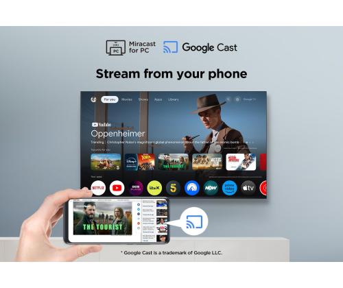 TV Set TCL 65 " 4K Ultra HD 3840 x 2160 pixels Flat 16:9 DLED 65V6C