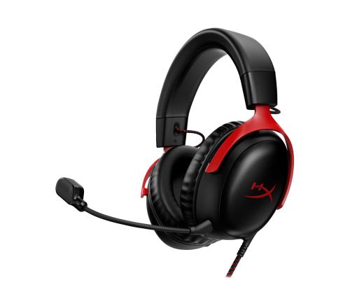 HEADSET HYPERX CLOUD III/BLACK/RED 727A9AA HYPERX