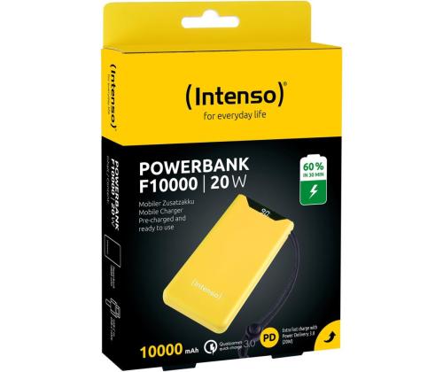 POWER BANK USB 10000MAH/YELLOW 7332039 INTENSO
