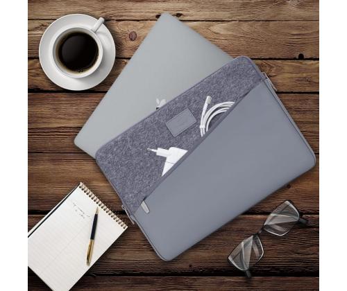 NB SLEEVE EGMONT 13.3"/7903 GREY RIVACASE