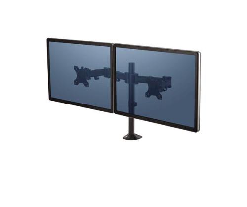 MONITOR ACC ARM DUAL REFLEX/BLACK 8502601 FELLOWES