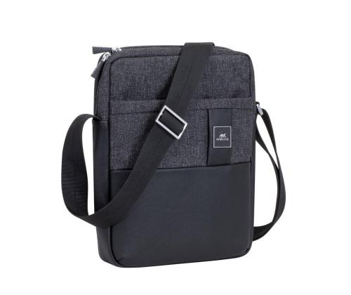 TABLET CASE CROSSBODY 11"/8811 BLACK MELANGE RIVACASE