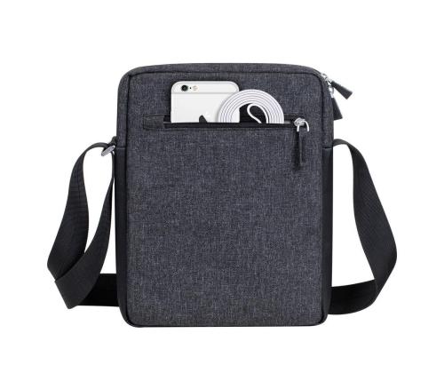 TABLET CASE CROSSBODY 11"/8811 BLACK MELANGE RIVACASE