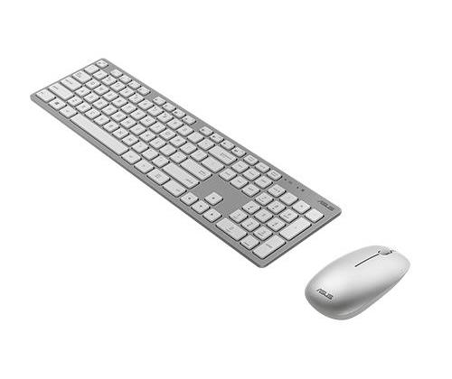 KEYBOARD +MOUSE WRL OPT. W5000/WHITE 90XB0430-BKM3A0 ASUS