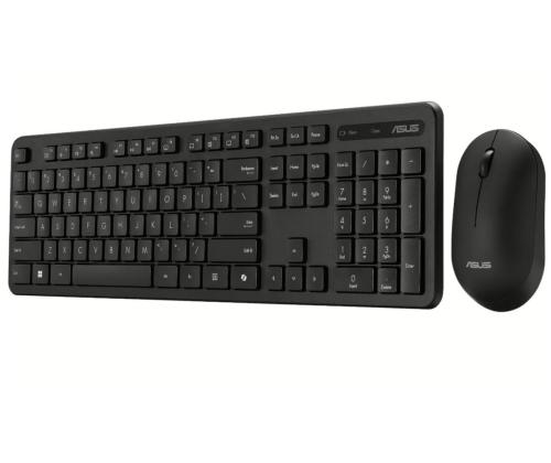 KEYBOARD +MOUSE WRL OPT. CW100/BLACK 90XB0700-BKM1F0 ASUS