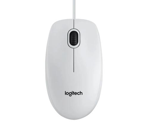 MOUSE USB OPTICAL B100/WHITE OEM 910-003360 LOGITECH