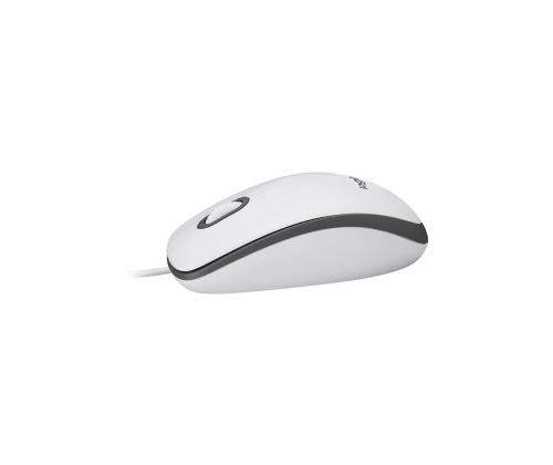 MOUSE USB OPTICAL M100/WHITE 910-006764 LOGITECH