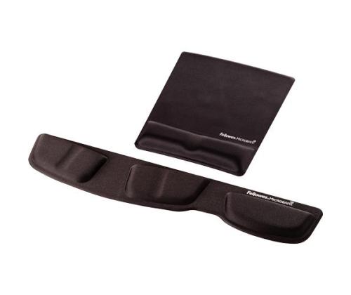 MOUSE PAD WRIST SUPPORT/BLACK 9181201 FELLOWES