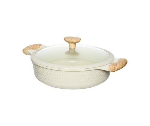 SHALLOW POT D28CM 4.1L/BEIGE 93806 RESTO