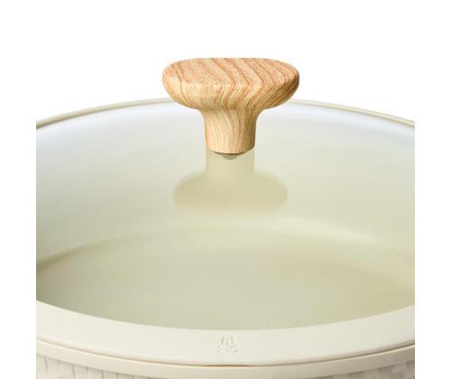 SHALLOW POT D28CM 4.1L/BEIGE 93806 RESTO