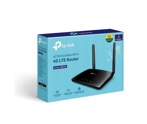 WRL ROUTER 750MBPS 10/100M/DUAL BAND ARCHER MR202 TP-LINK