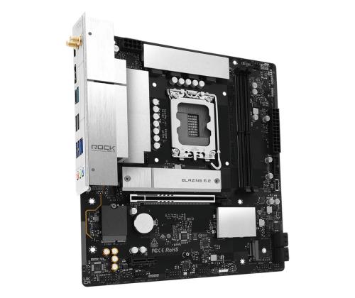 Mainboard ASROCK Intel B860 LGA 1851 (Socket V1) micro ATX RAM DDR5-SDRAM 2xSlots Wi-Fi Yes…