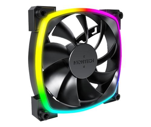 CASE FAN 120MM/AX120 PWM BLACK 3 IN 1 MONTECH