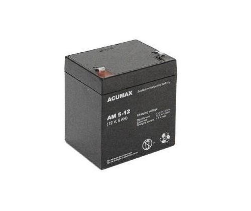 BATTERY 12V 5AH VRLA/AM5-12T2 ACUMAX EMU