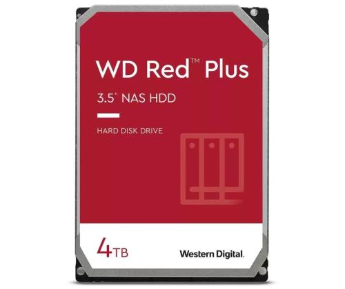 HDD WESTERN DIGITAL Red Plus 4TB SATA 3.0 128 MB 5400 rpm 3,5" WD40EFZX