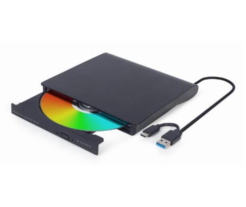 DVD RW USB3/USB-C 8X EXT RTL/BLACK DVD-USB-031 GEMBIRD