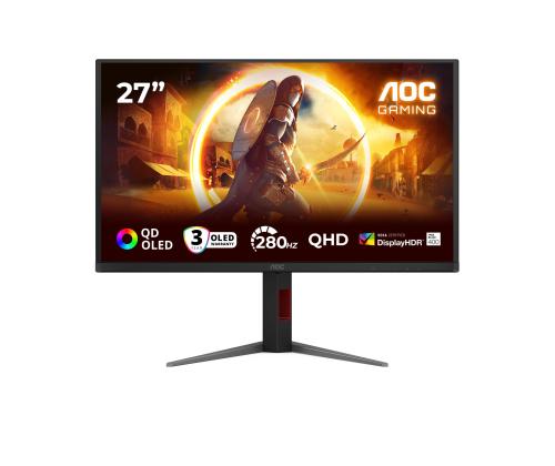 LCD Monitor AOC 27 " 2560 x 1440 pixels Quad HD Native aspect ratio 16:9 QD-OLED Flat Q27G4ZD