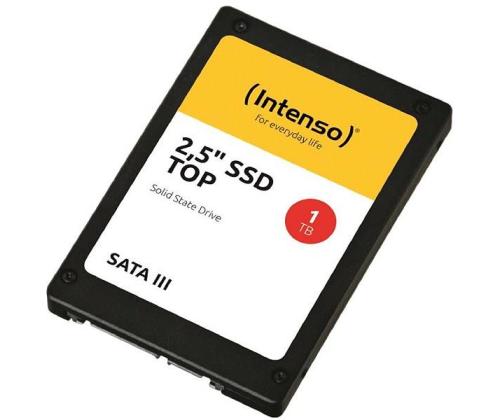 SSD INTENSO 1TB SATA 3.0 SLC Write speed 500 MBytes/sec Read speed 520 MBytes/sec 2,5" 3812460