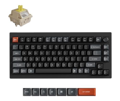 KEYBOARD WRL V1 ULTRA/BLACK V1U-D4 KEYCHRON